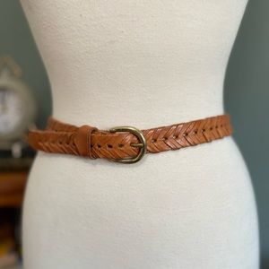 Vintage Boho Leather& Brass Belt